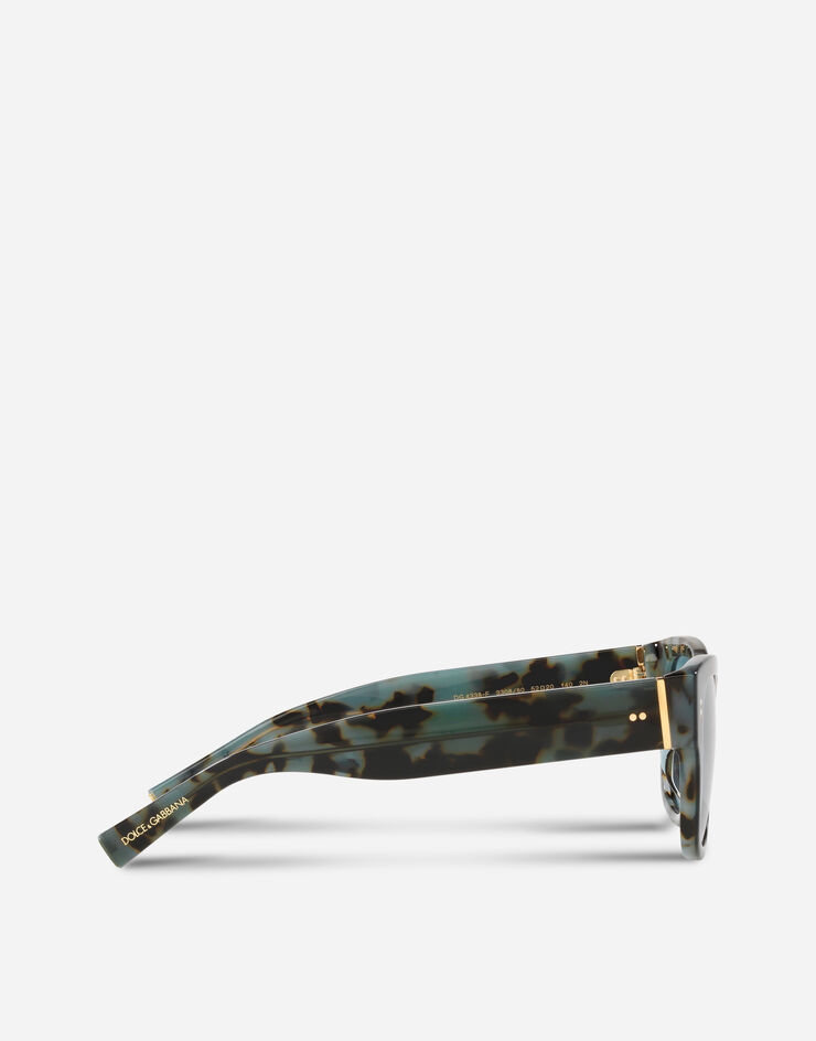 Eccentric sartorial sunglasses in HAVANA | BLUE US for Dolce&Gabbana®