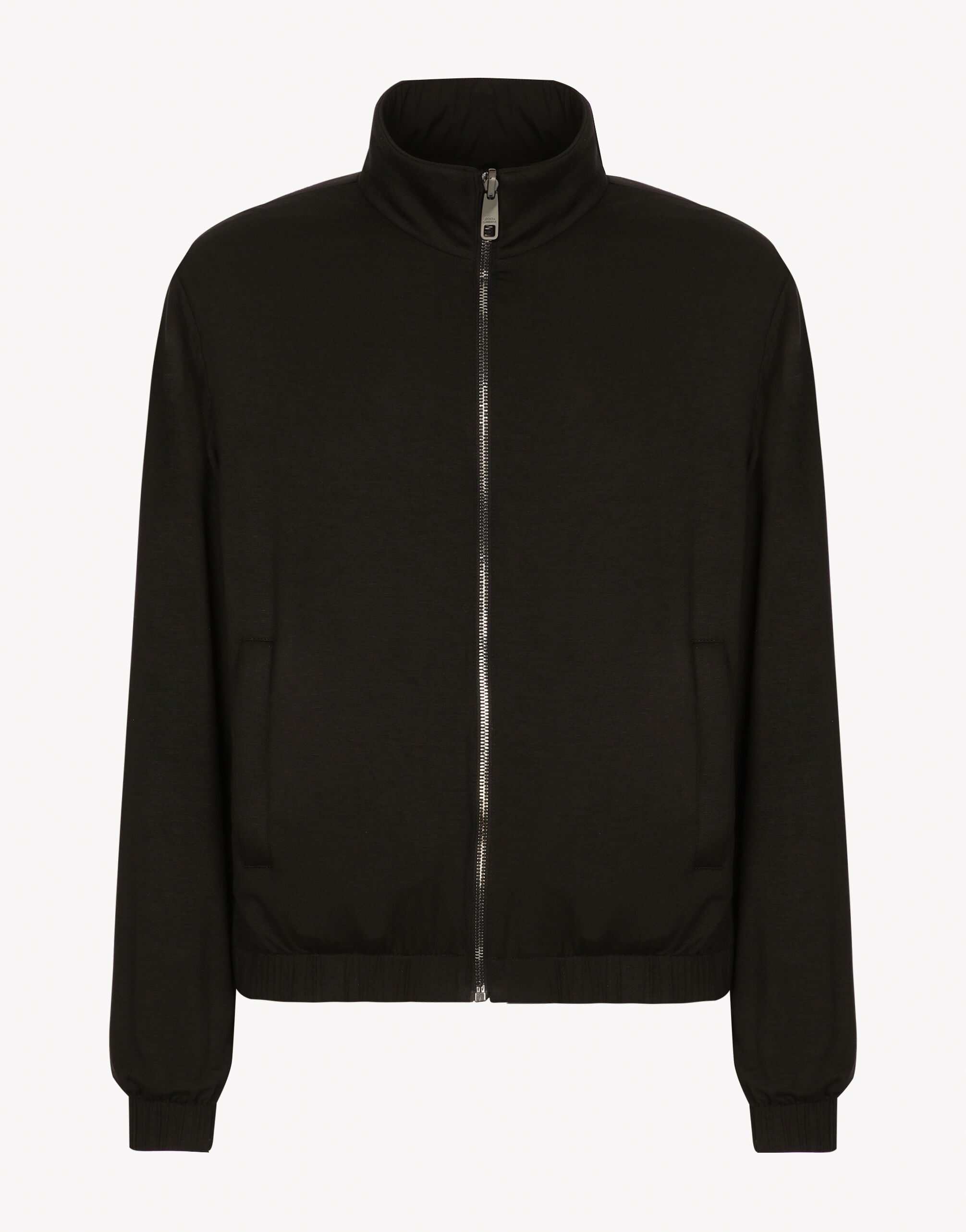 Dolce&Gabbana Light nylon jacket with branded tag male Black