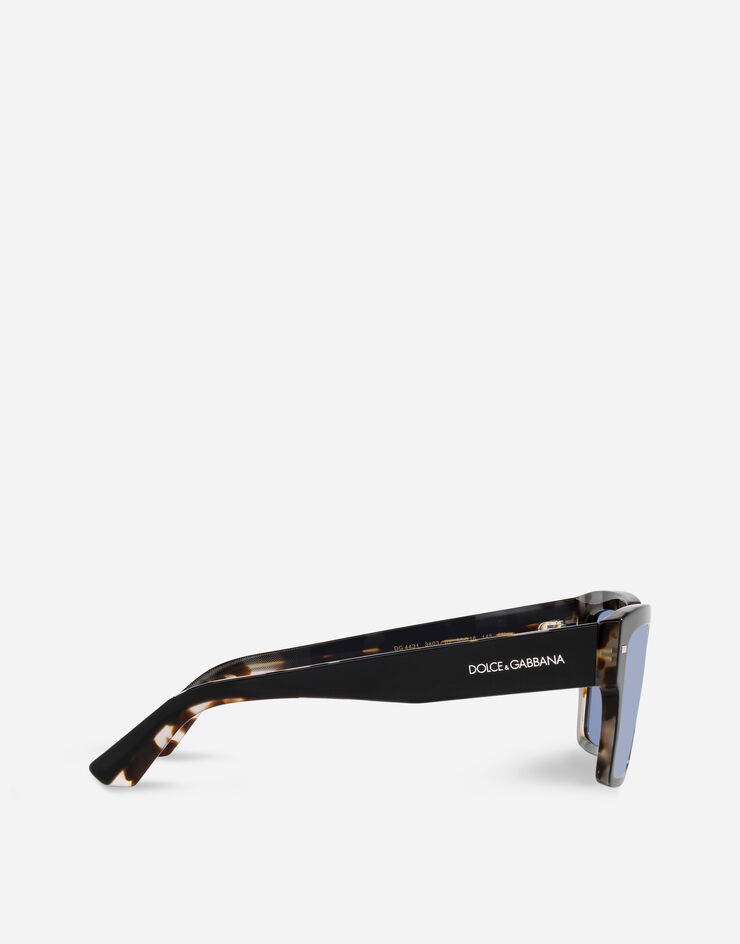 Dolce & Gabbana Солнцезащитные очки Lusso Sartoriale Черно-серый цвет гавана VG443BVP31U