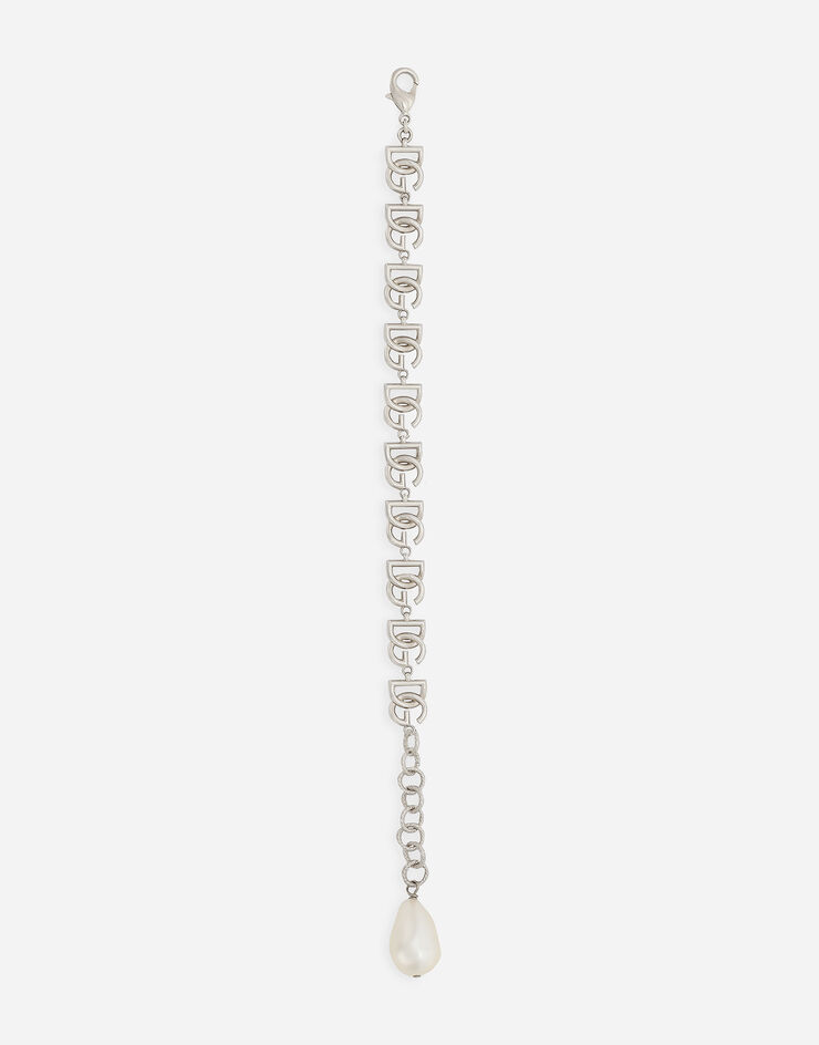 Dolce & Gabbana Bracelet chaîne avec multiples logos DG Argent WBP6L3W1111