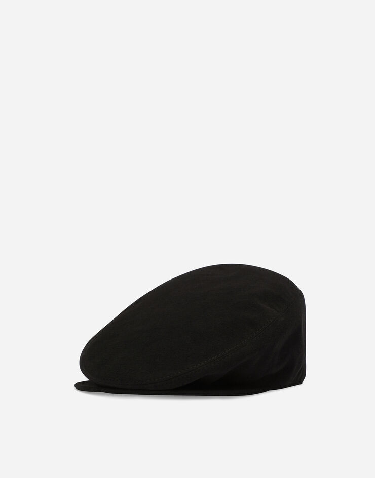 Dolce&Gabbana Cotton fustian flat cap черный GH587AFUWD1