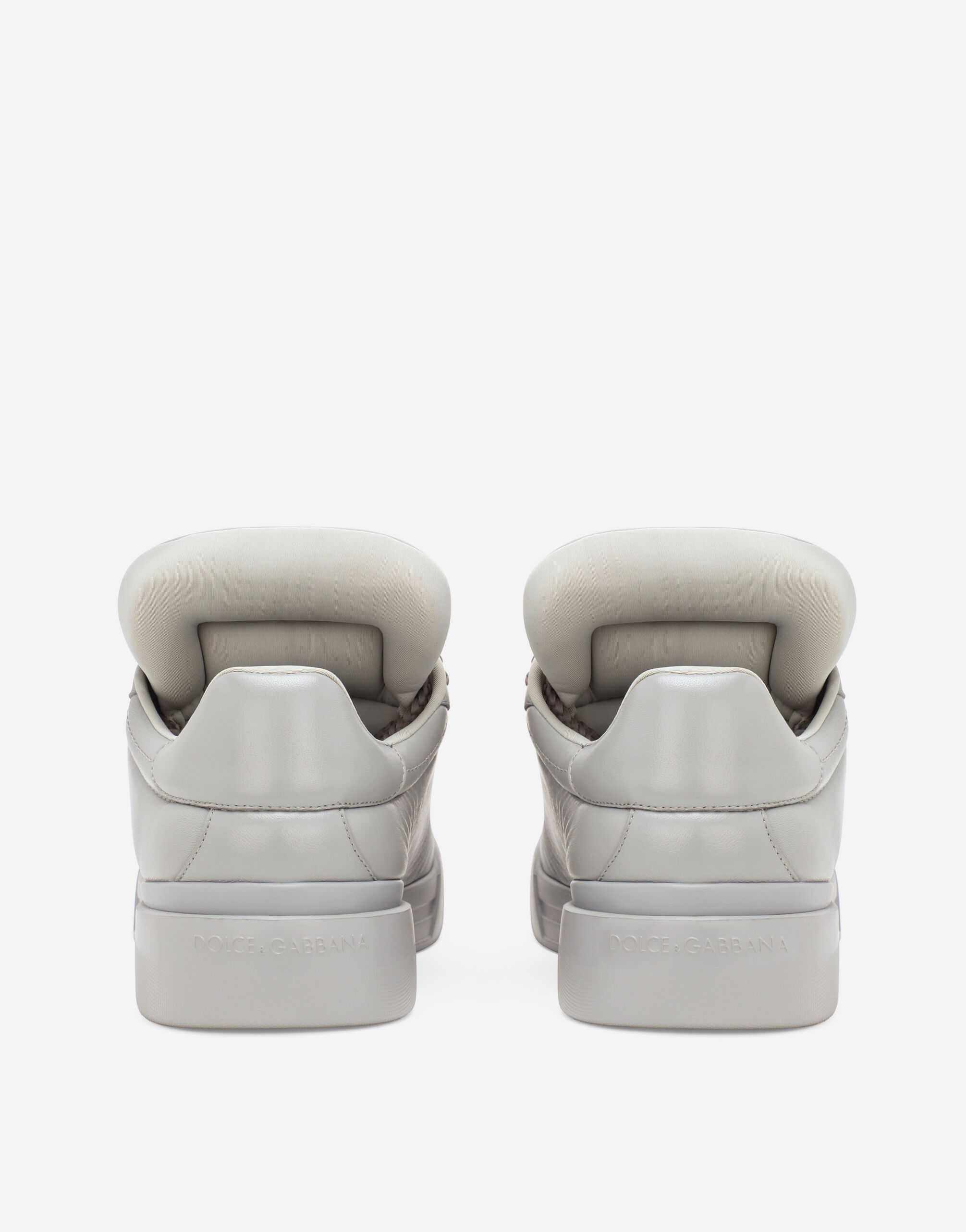 Nappa leather Mega Skate sneakers in Grey for | Dolce&Gabbana® US