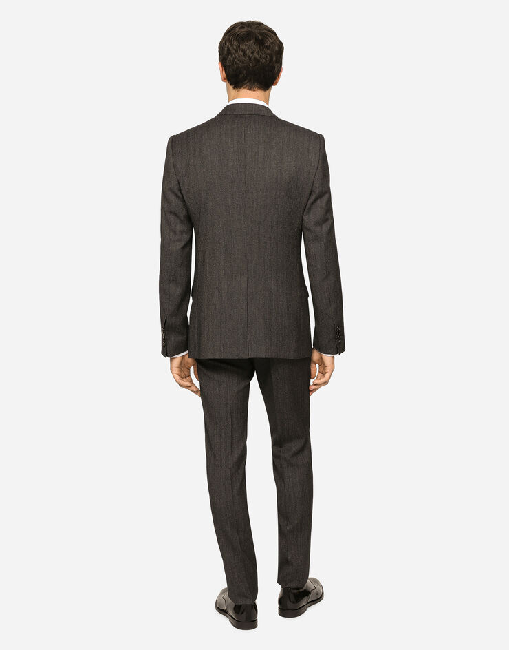 Dolce&Gabbana Single-breasted pinstripe wool Martini-fit suit Multicolor GK0EMTFRRD4