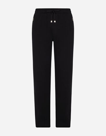 Dolce & Gabbana Cotton jogging pants Black G8PT1TG7F2I