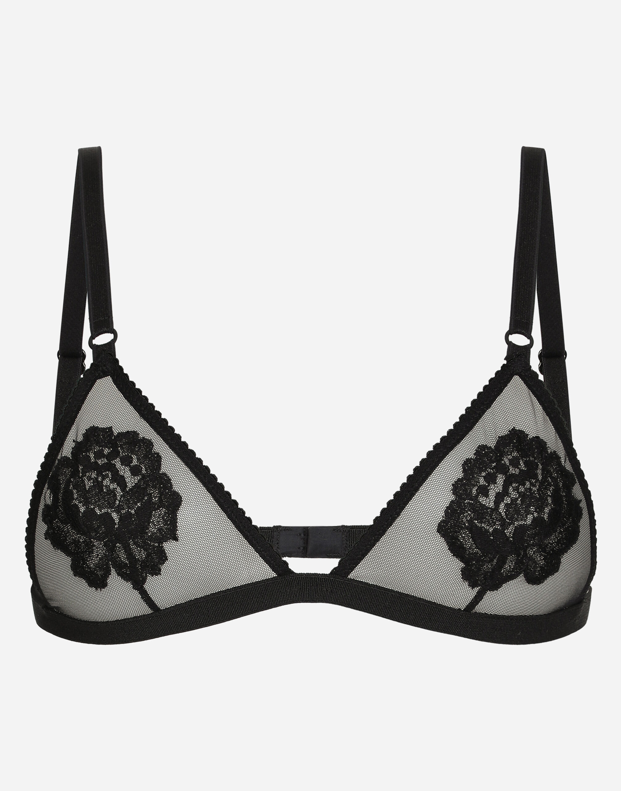 ${brand} Lace and tulle soft-cup triangle bra ${colorDescription} ${masterID}