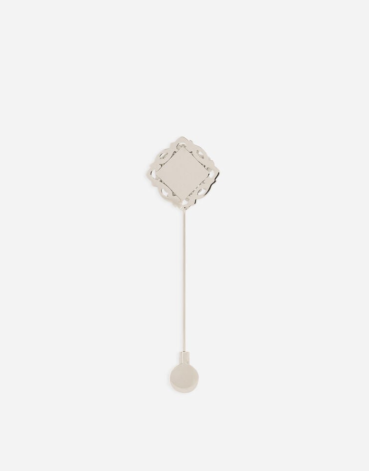 Dolce & Gabbana Majolica lapel pin Silver WPQ5S2W1111