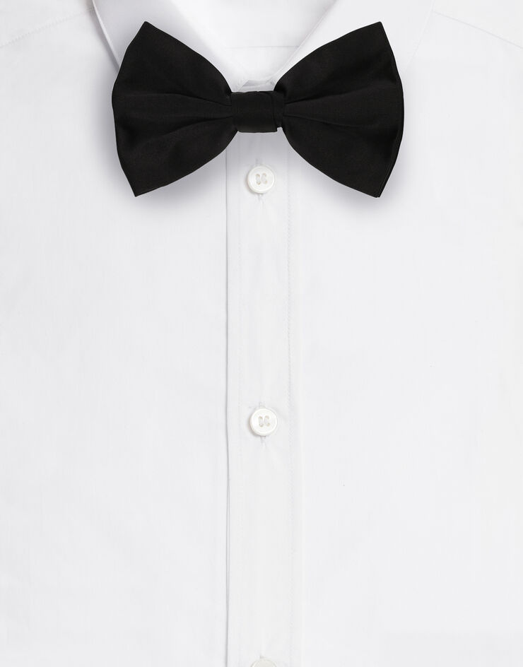 Dolce & Gabbana Silk satin bow tie Black FT103RG0U05