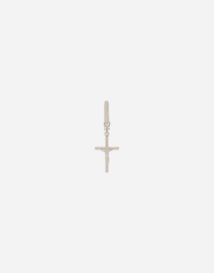 Dolce & Gabbana Single stud earring with “DNA” cross Silver WEQ1D1W1111