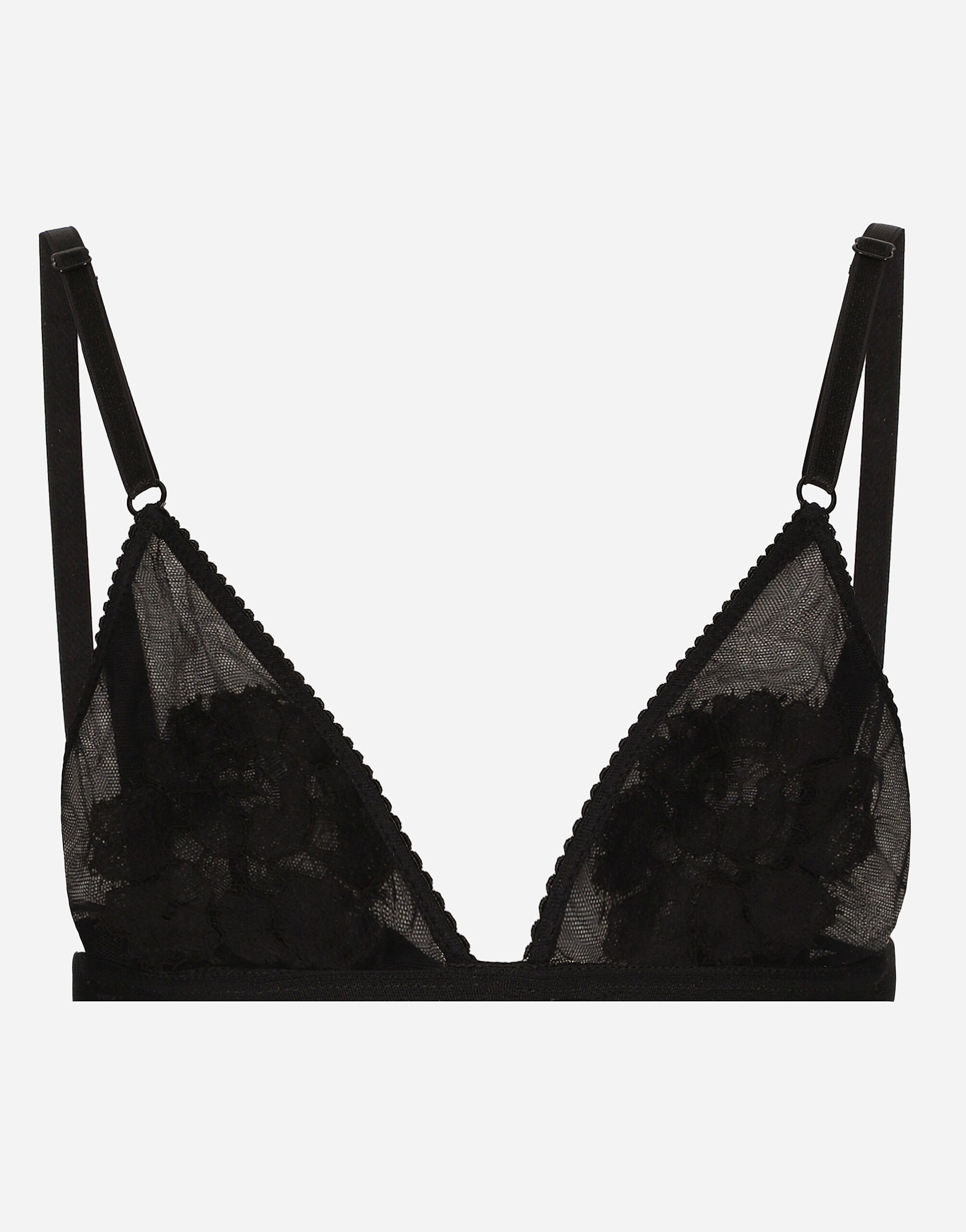 ${brand} Lace and tulle soft-cup triangle bra ${colorDescription} ${masterID}