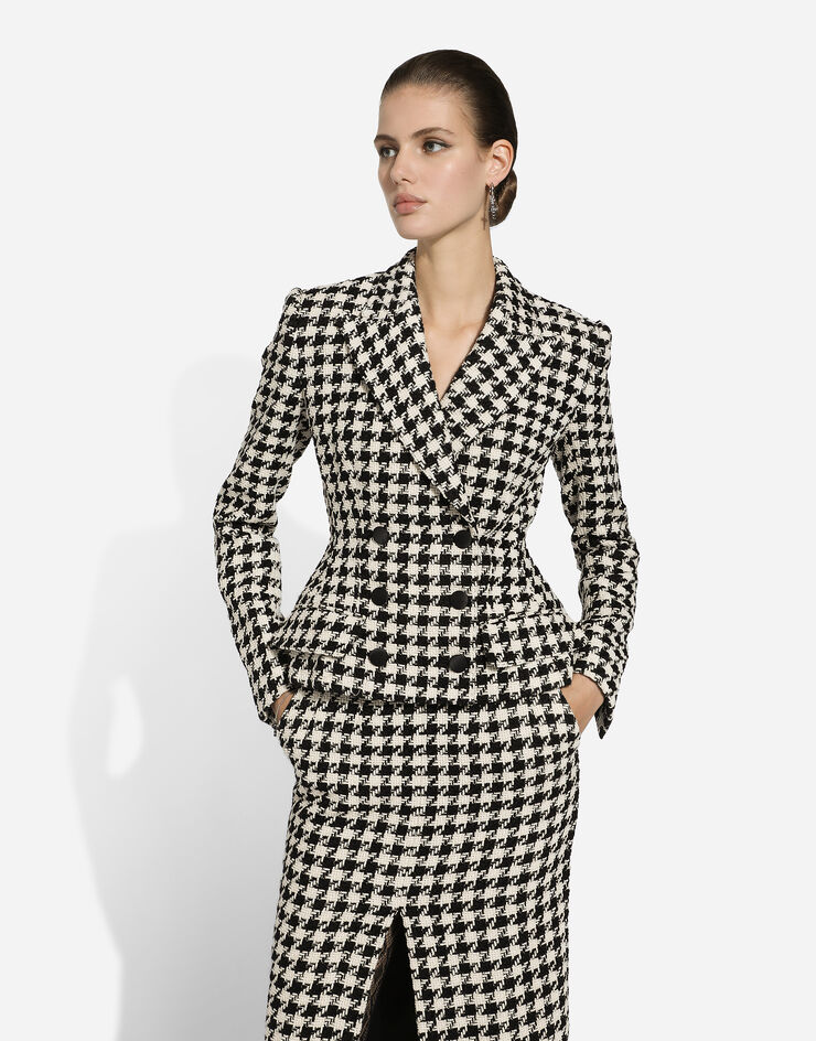 Dolce & Gabbana Macro-houndstooth Dolce jacket Multicolor F29ZJTFQ3F0