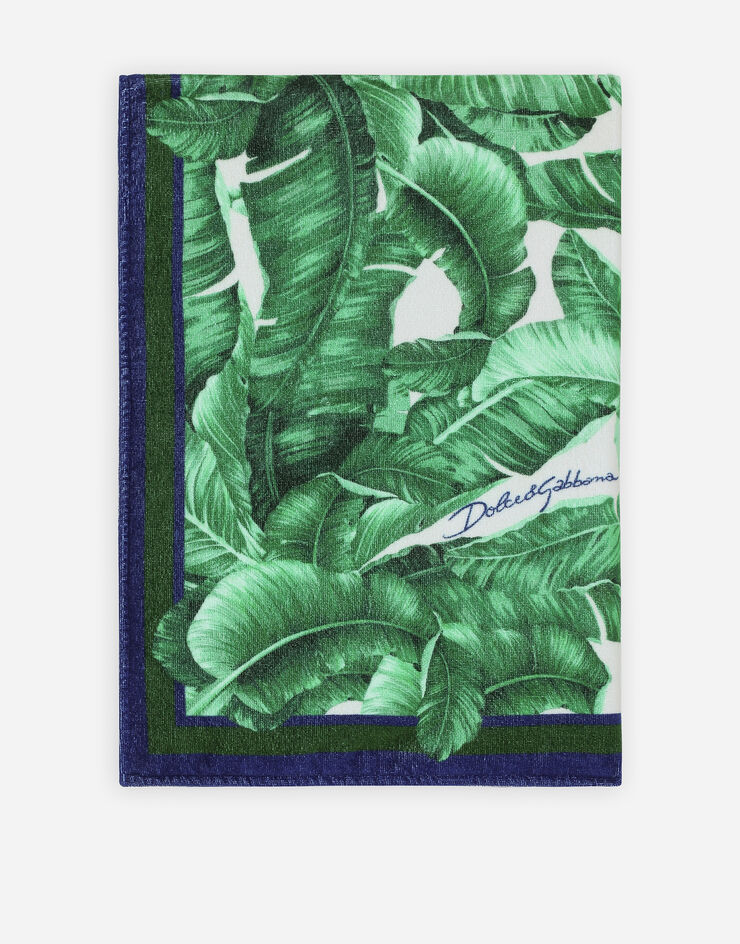Dolce & Gabbana Banana-print terrycloth beach towel Imprimé LBJA18G7L3F