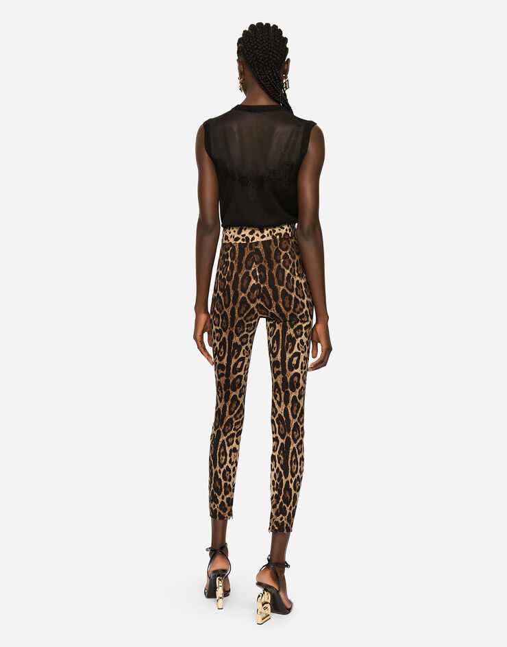 Dolce & Gabbana Leopard Print Leggings, $787