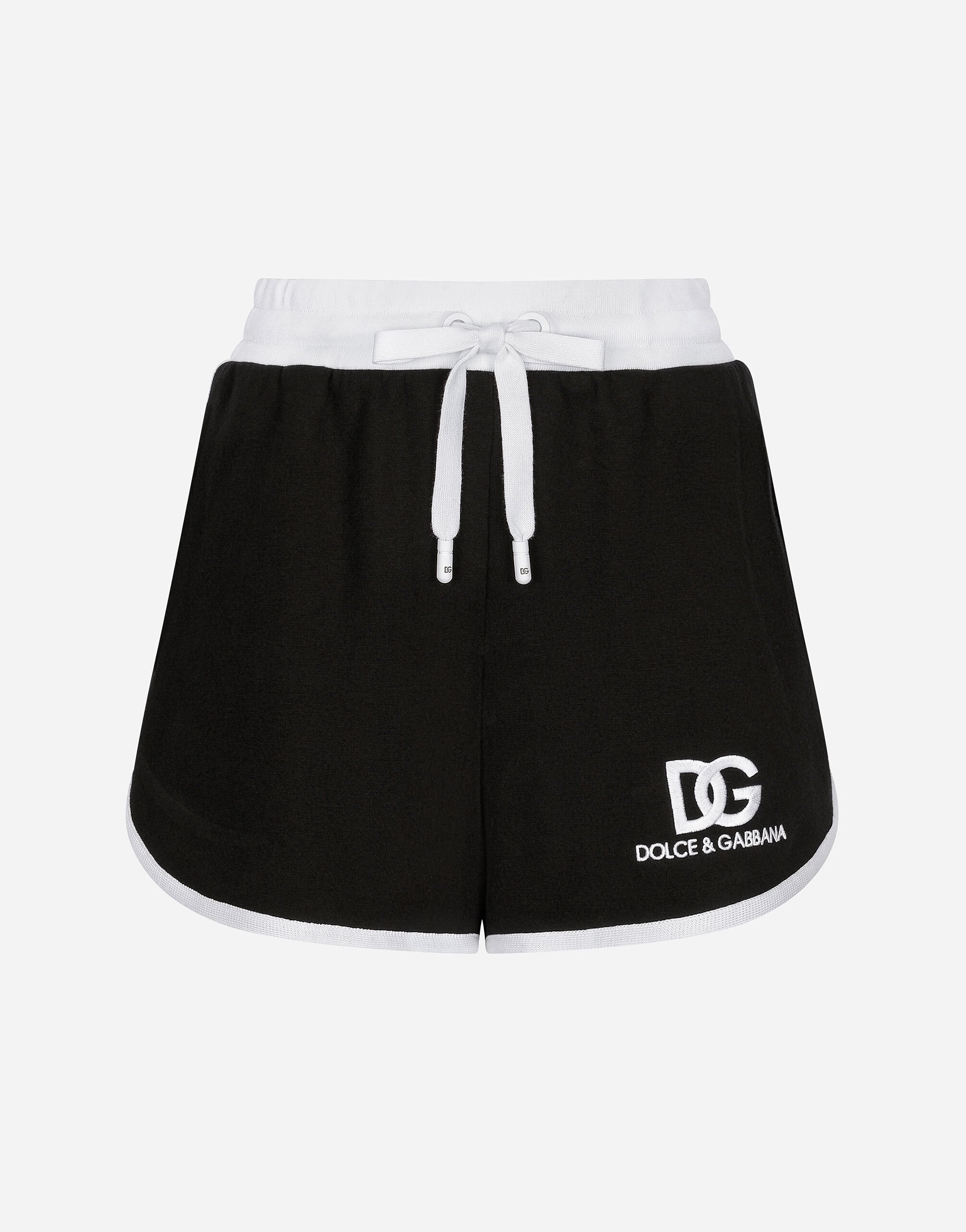 ${brand} Jersey shorts with DG logo embroidery ${colorDescription} ${masterID}