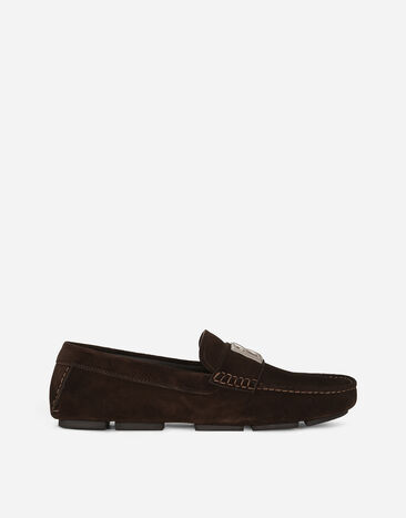 Dolce & Gabbana Suede driver shoes Brown A50523AJ183