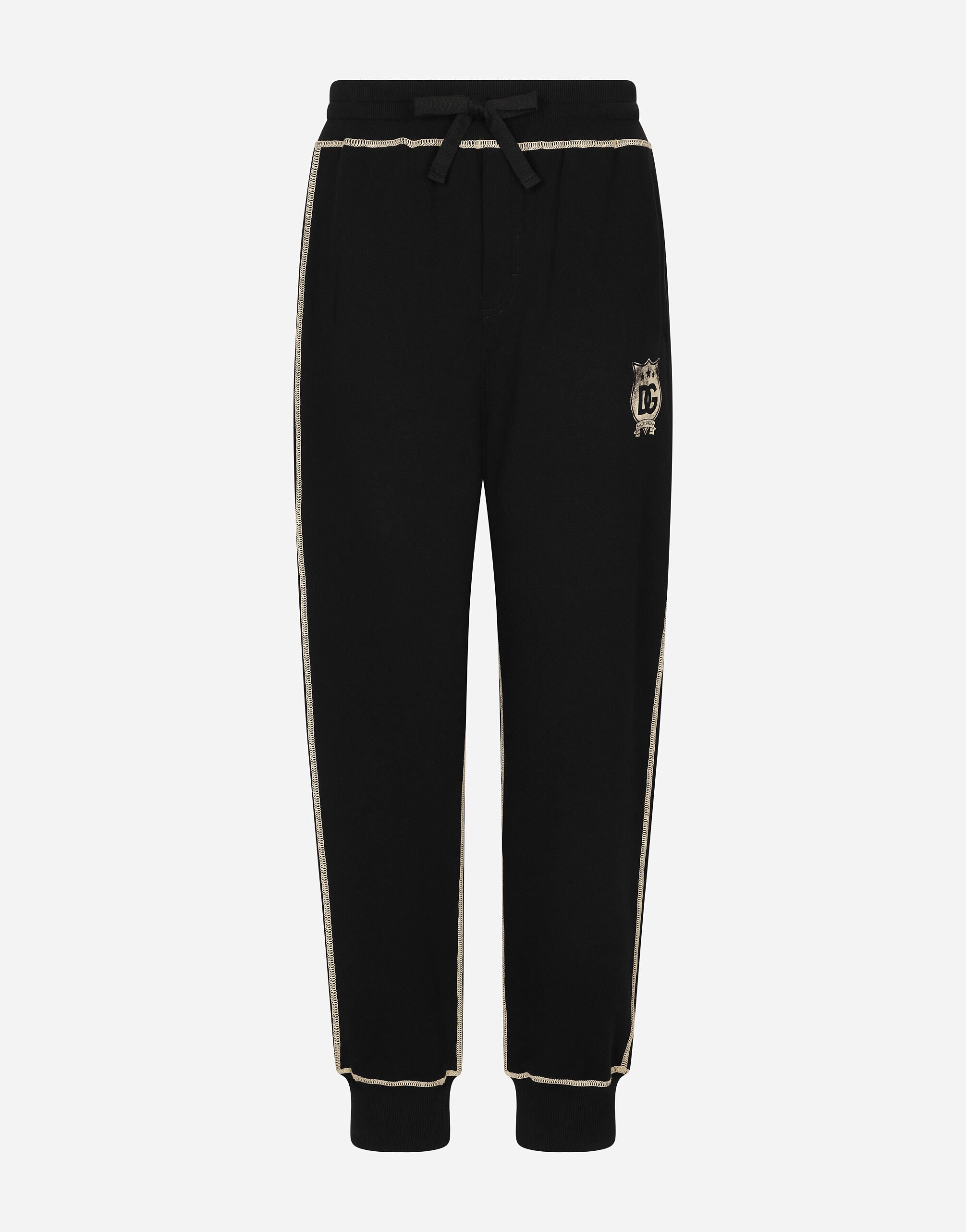 ${brand} Jogging pants with heraldic DG logo ${colorDescription} ${masterID}