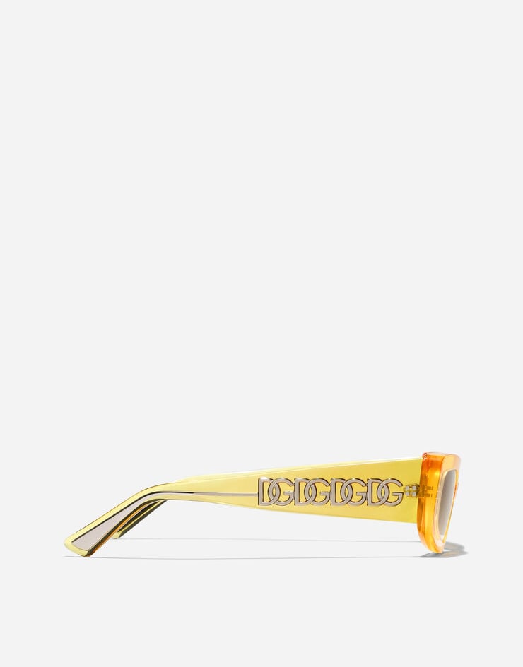 Dolce & Gabbana Sonnenbrille DNA Gelb VG4445VP311