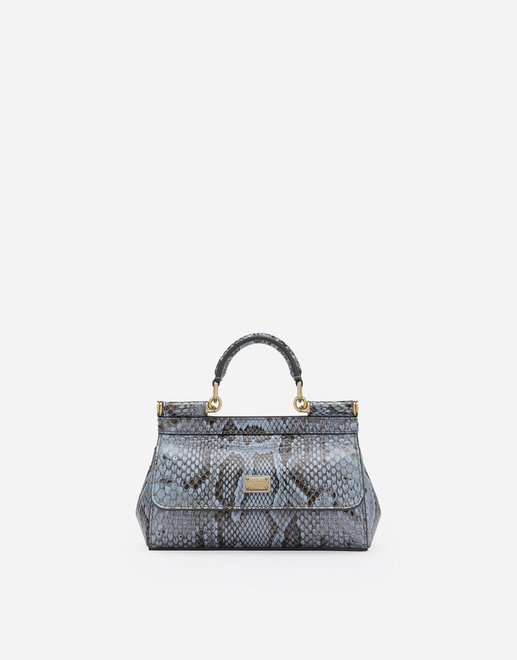 Dolce & Gabbana Sac à main Sicily petit format Bleu Clair BB7116A2111