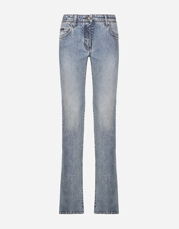 Dolce & Gabbana Jeans con fondo a campana Blu F9R74DG8KT0