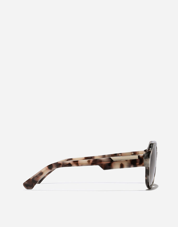 Dolce & Gabbana Mirror logo sunglasses 米色 VG446EVP473