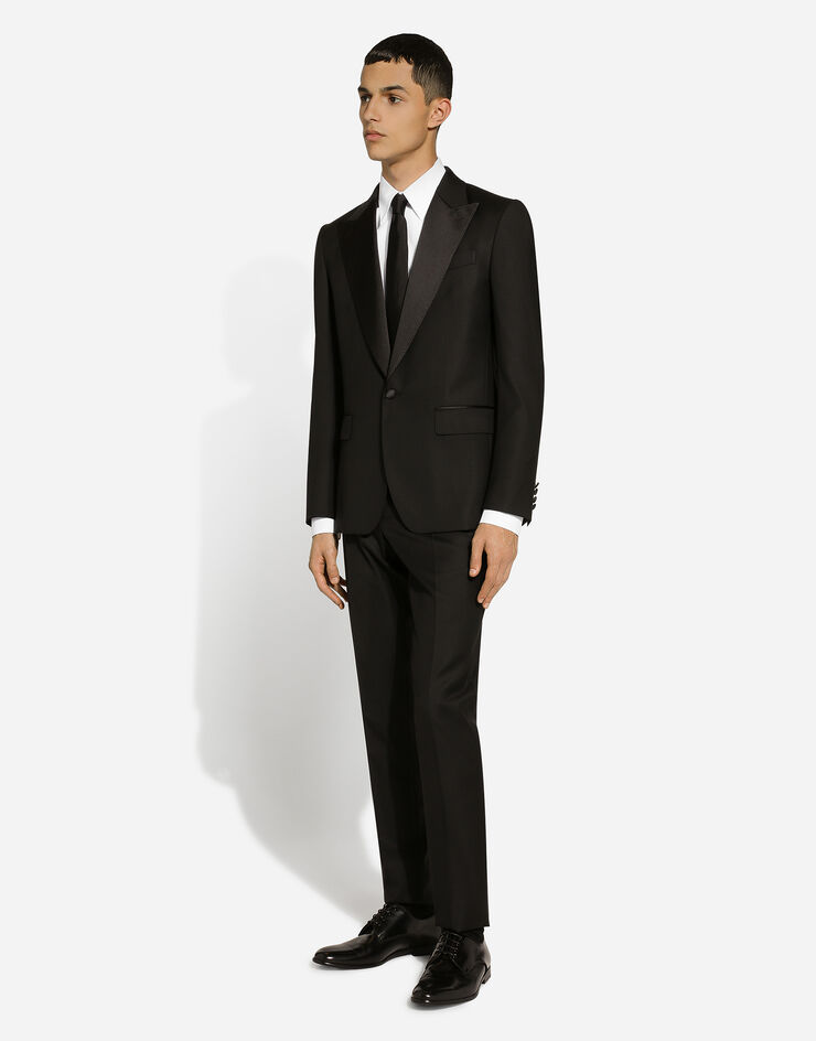 Dolce & Gabbana Single-breasted tuxedo suit Black GK18BTFU269