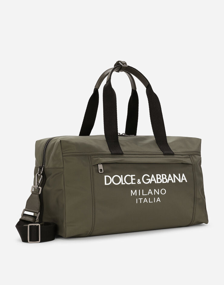Dolce & Gabbana Reisetasche aus Nylon Grün BM2335AG182