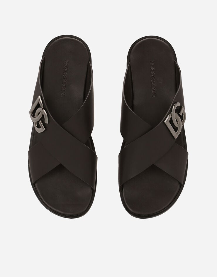 Dolce & Gabbana Calfskin sandals Brown A80440AO602