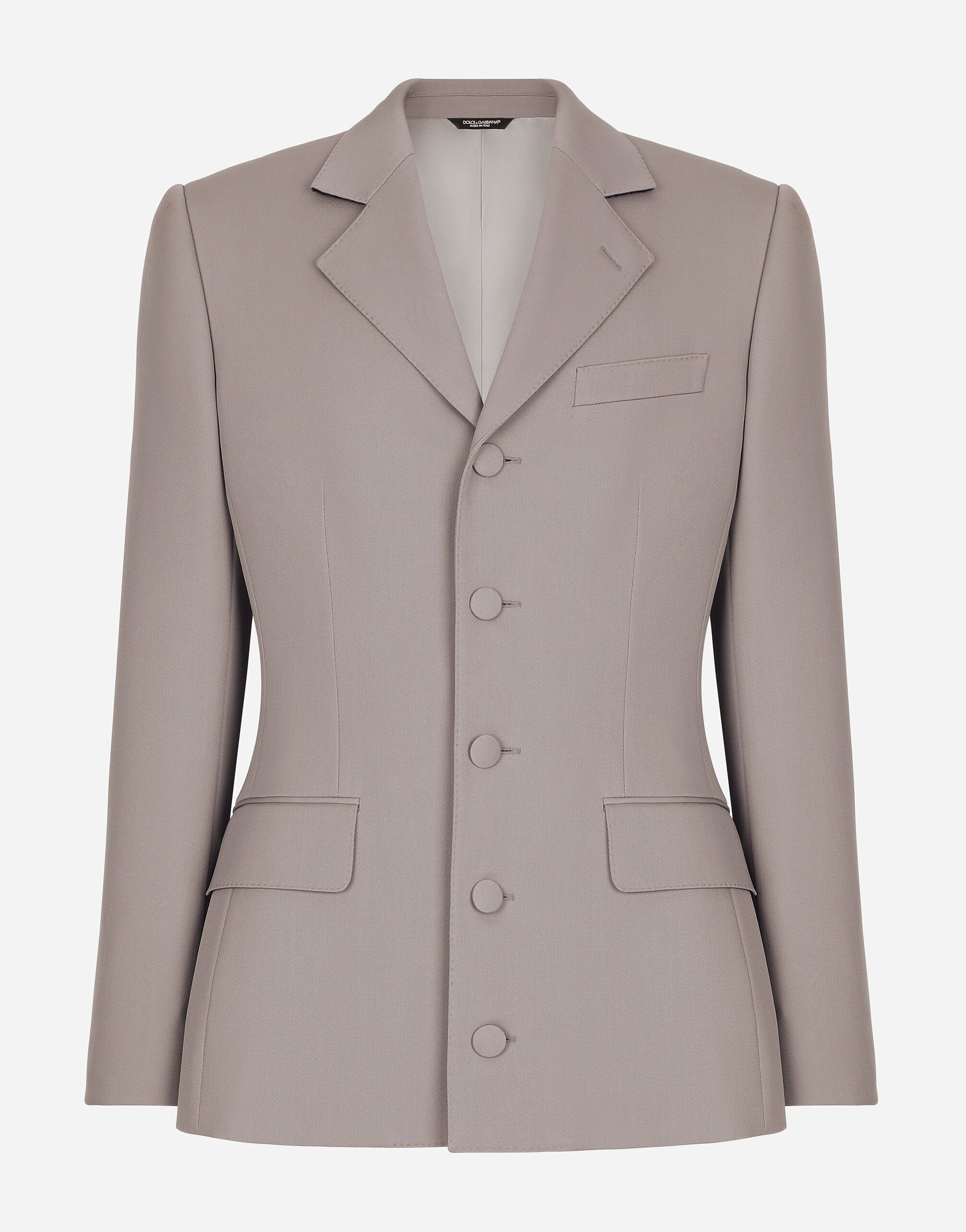 ${brand} Single-breasted stretch wool Dolce-fit jacket ${colorDescription} ${masterID}