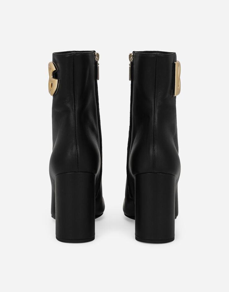 Nappa leather ankle boots in Black for Women | Dolce&Gabbana®