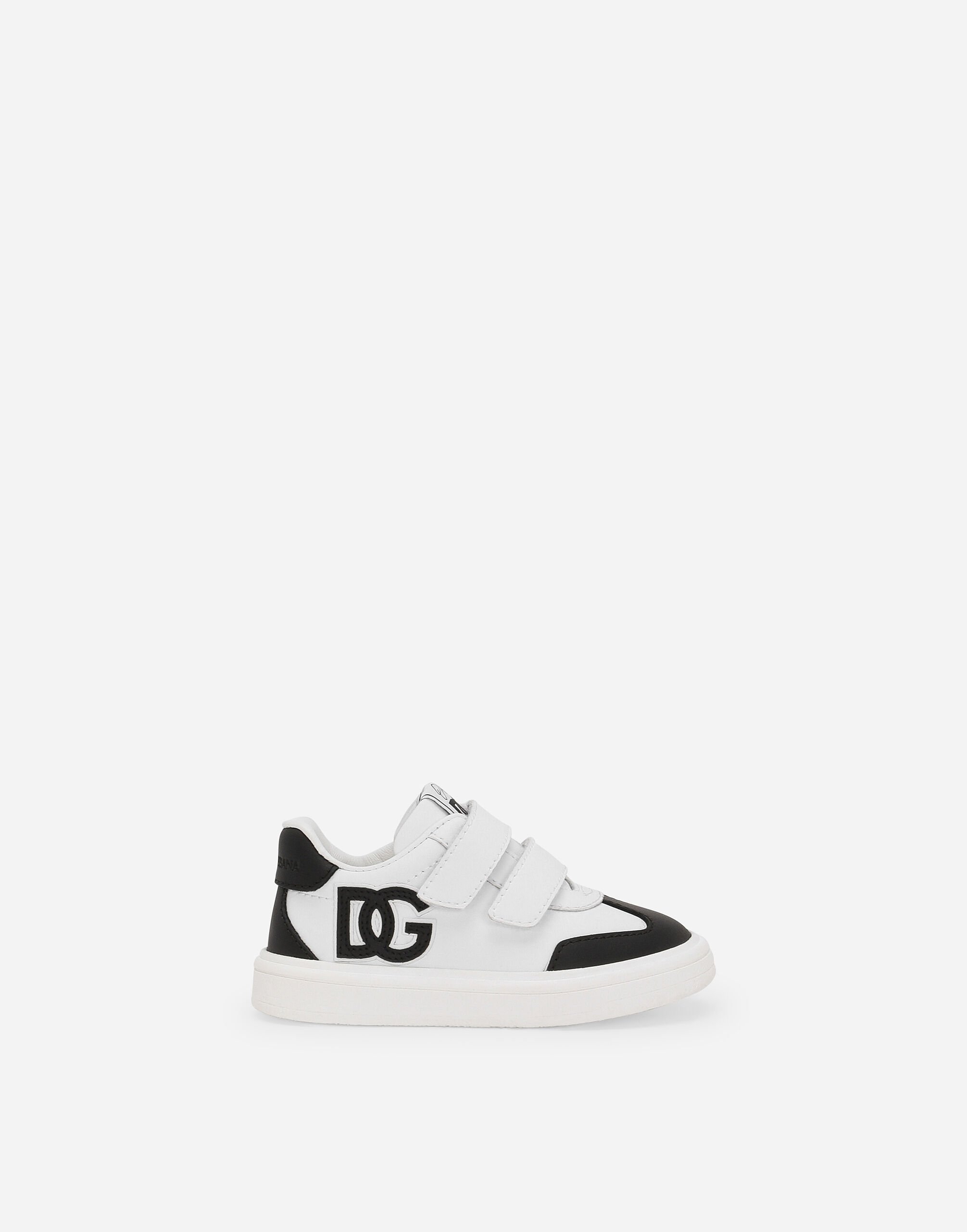 ${brand} Sneakers basses DG Original en cuir de veau à logo DG ${colorDescription} ${masterID}