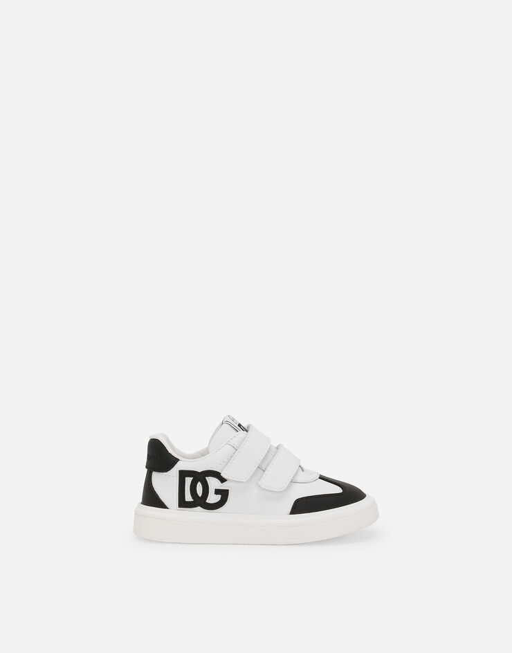 Dolce & Gabbana Low-Top-Sneaker DG Original aus Kalbsleder mit DG-Logo Mehrfarbig DN0205A1048