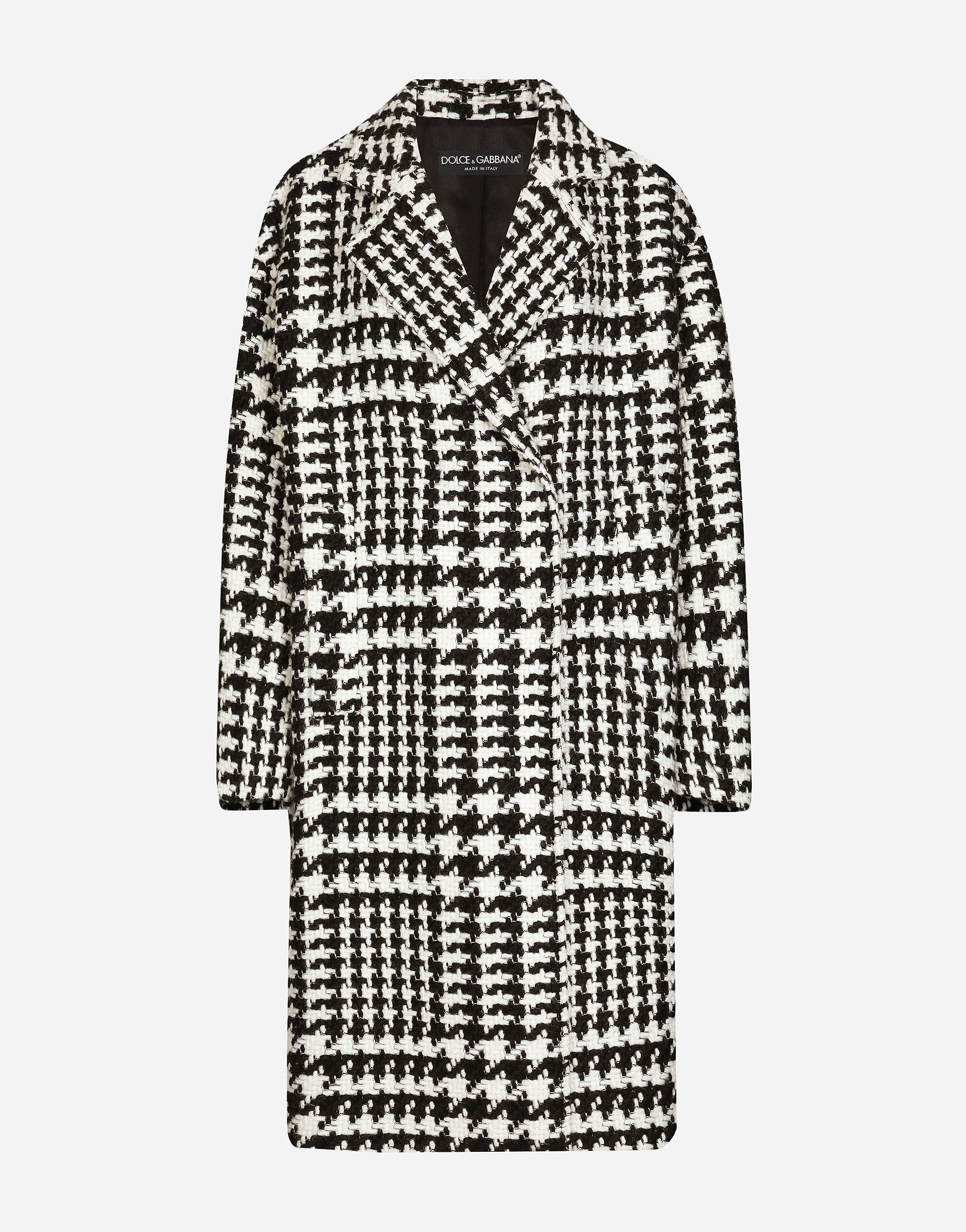 ${brand} Oversize houndstooth coat ${colorDescription} ${masterID}