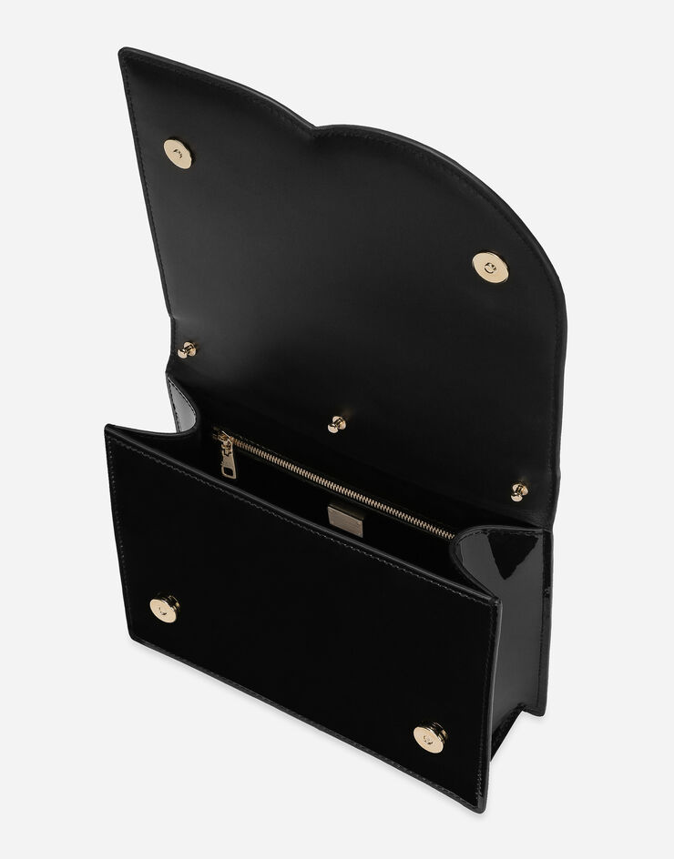 Patent leather DG Logo Bag crossbody bag in Black for Women | Dolce ...