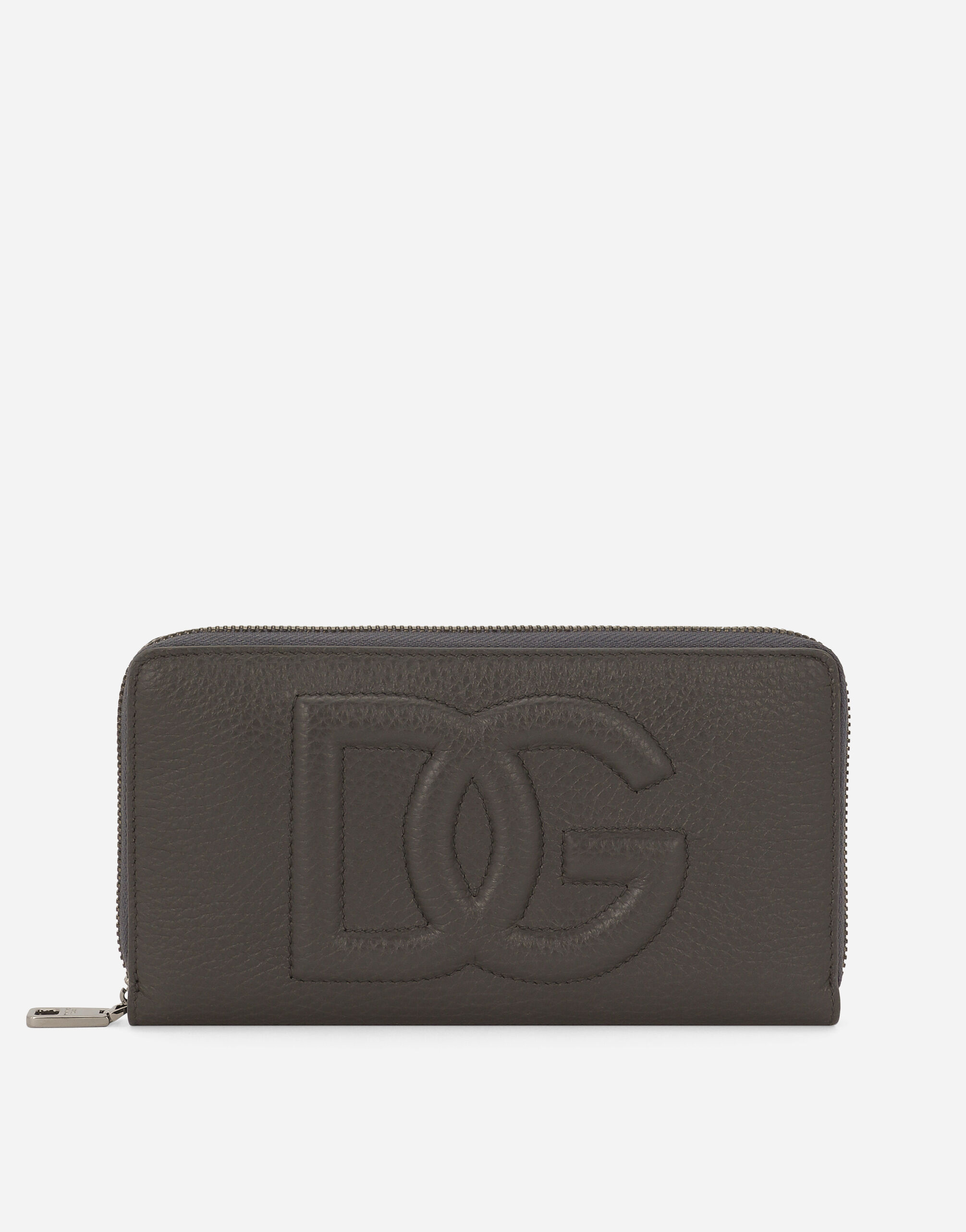 Dolce & Gabbana Cartera DG Logo con cremallera perimetral Noir BP3259AG182