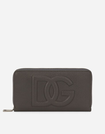 Dolce & Gabbana Zip-around DG Logo wallet Black BP3259AG182