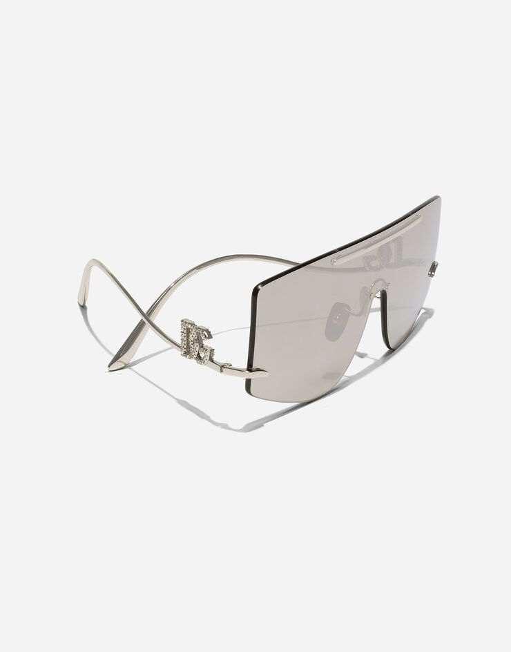 Dolce & Gabbana Lunettes de soleil DG Crystal Gris VG2314VM56G