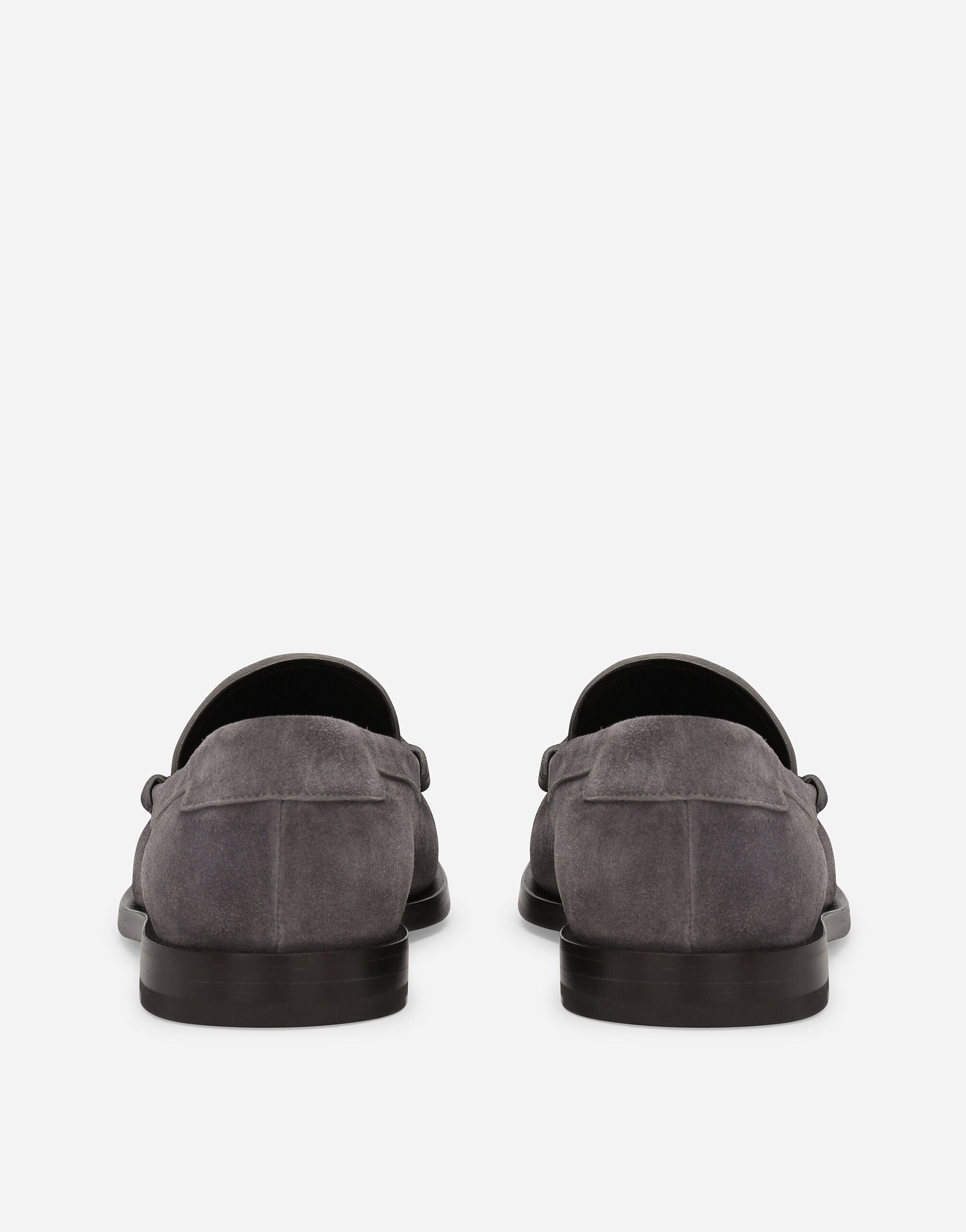 Suede loafers in Gris for | Dolce&Gabbana® US