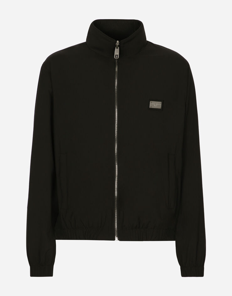 Light nylon jacket with tag Black for | Dolce&Gabbana® US