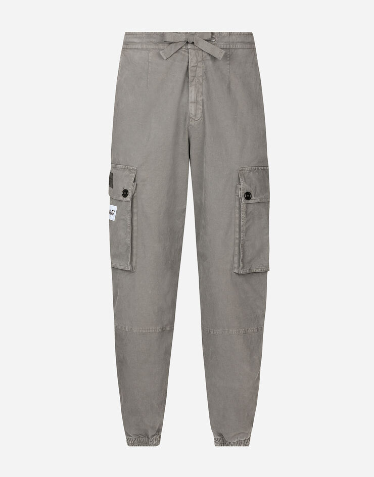 Dolce & Gabbana Cotton cargo pants Grey GVCYHTG8LH2