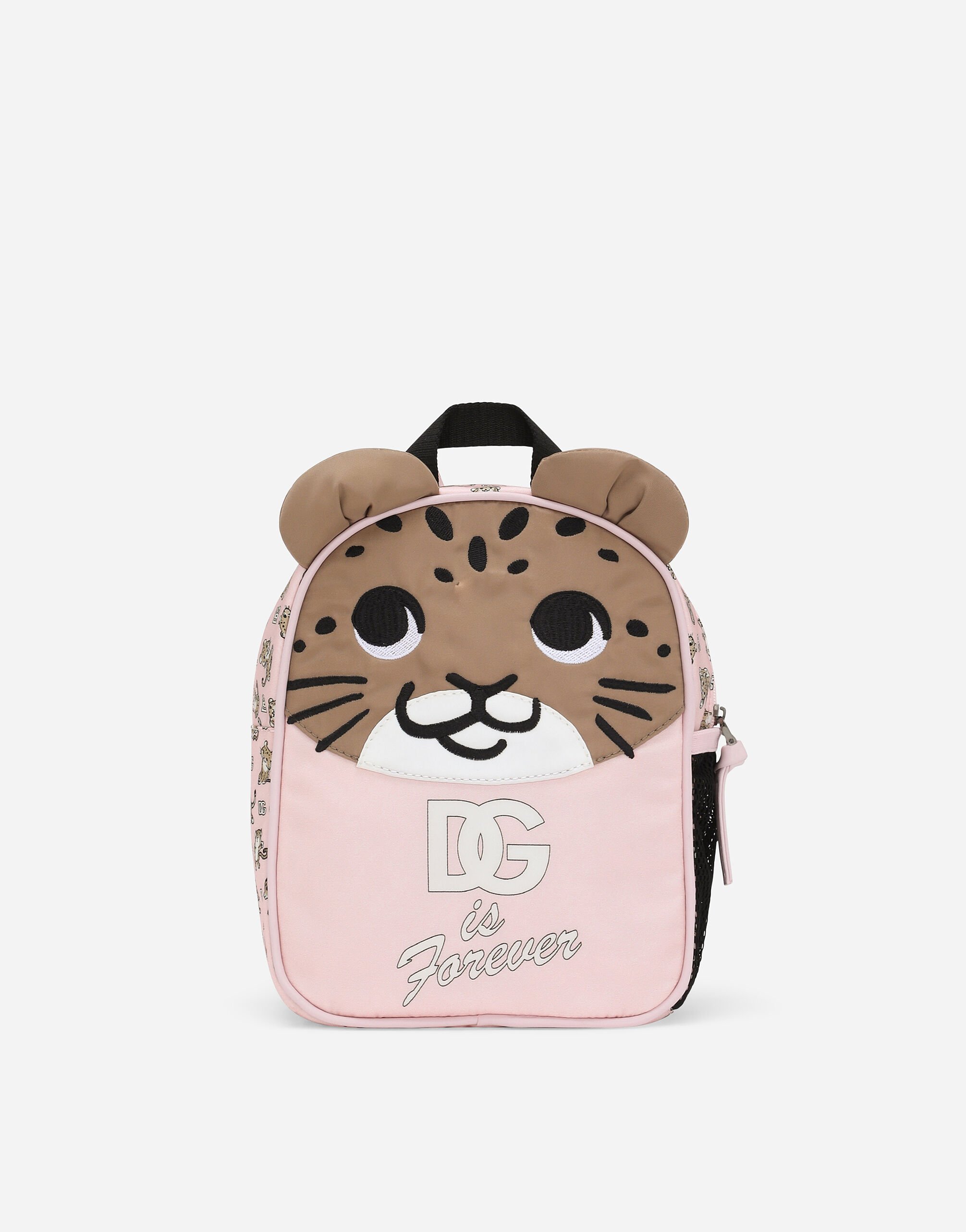 ${brand} Rucksack aus Nylon mit Logomania-Print ${colorDescription} ${masterID}