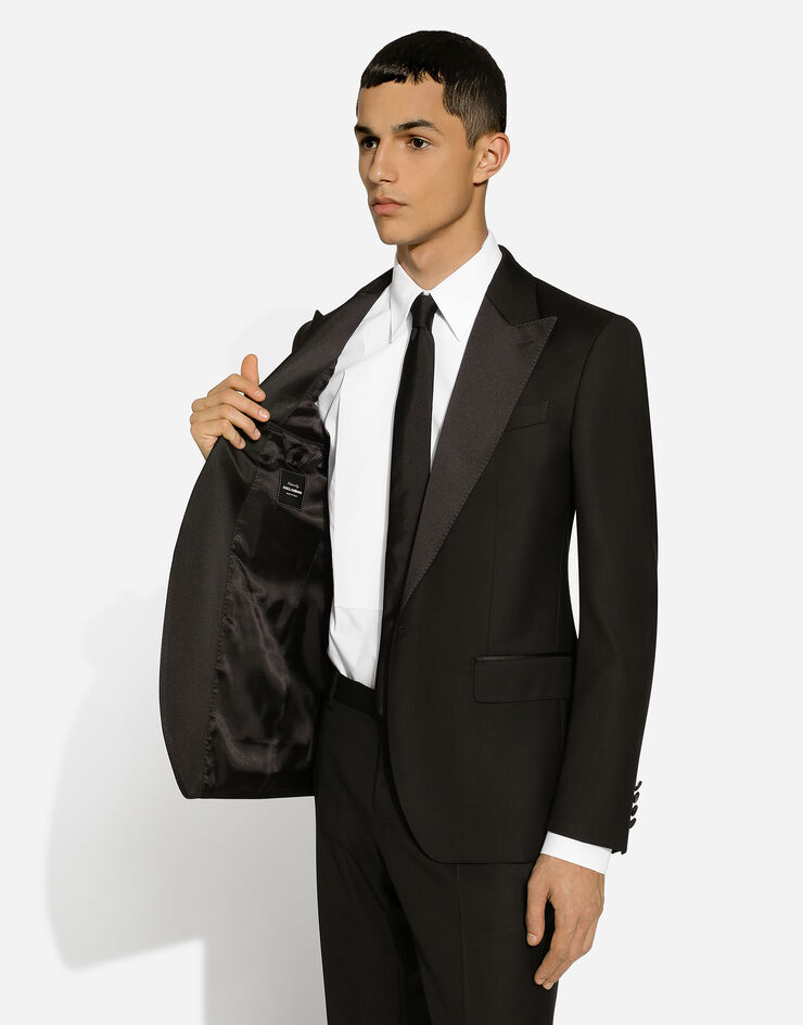 Dolce & Gabbana Single-breasted tuxedo suit Black GK18BTFU269