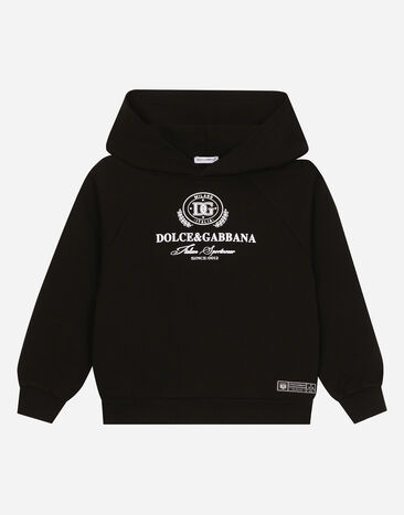 ${brand} Sudadera de punto con capucha y logotipo Dolce&Gabbana ${colorDescription} ${masterID}