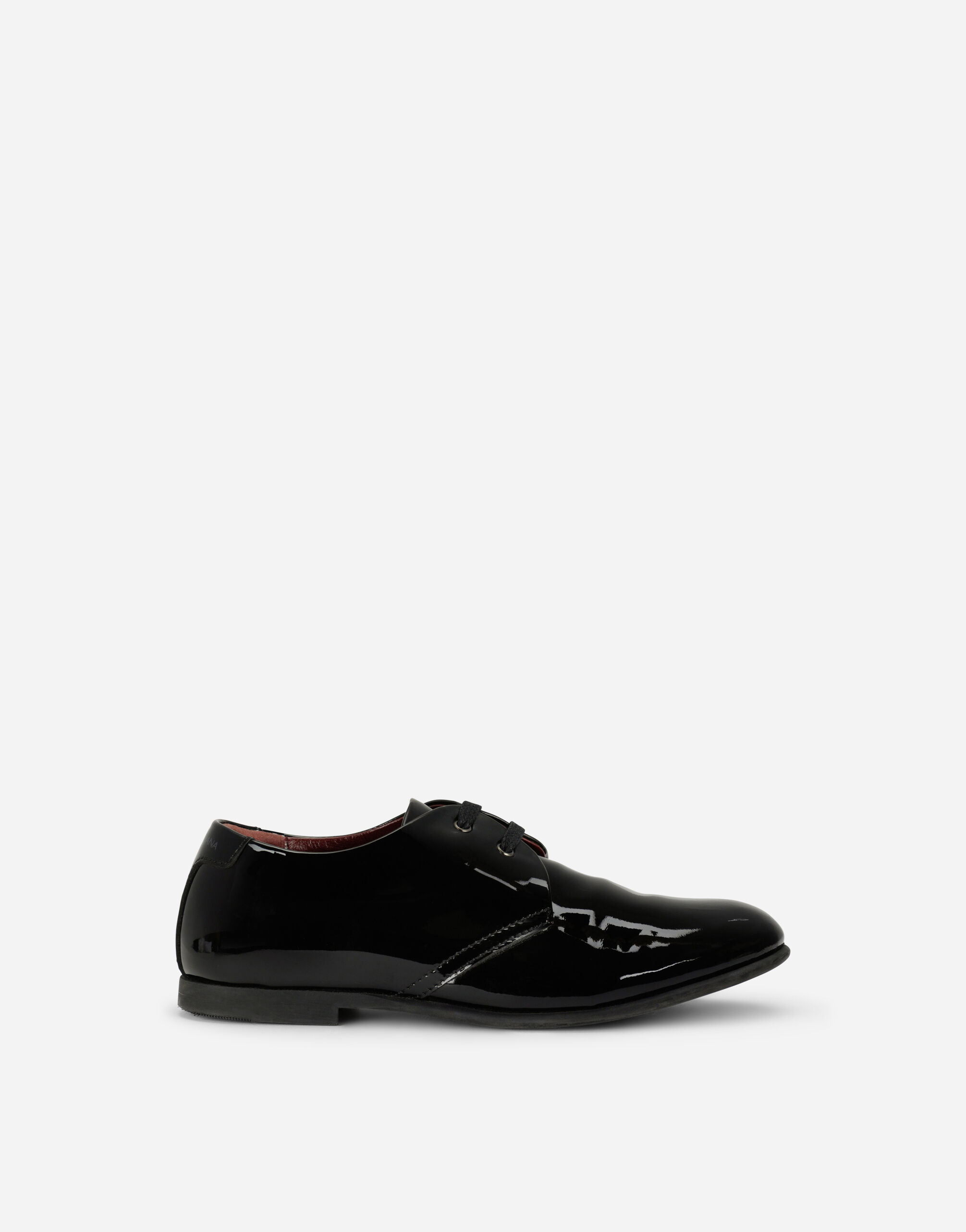 ${brand} Patent leather derby shoes ${colorDescription} ${masterID}