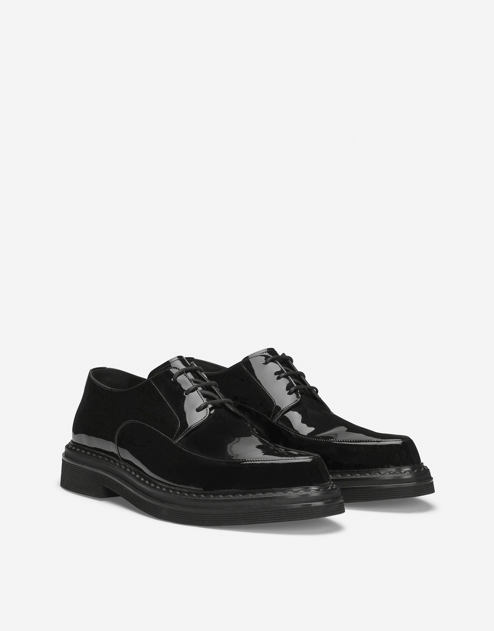 Patent leather Derby shoes in Black for | Dolce&Gabbana® US