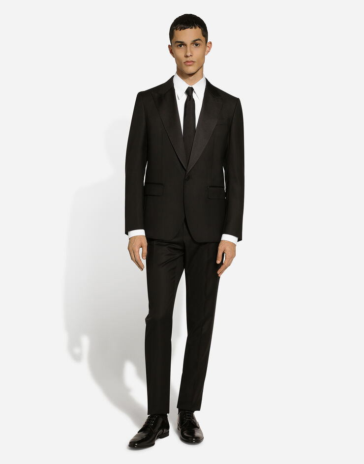 Dolce & Gabbana Single-breasted tuxedo suit Black GK18BTFU269