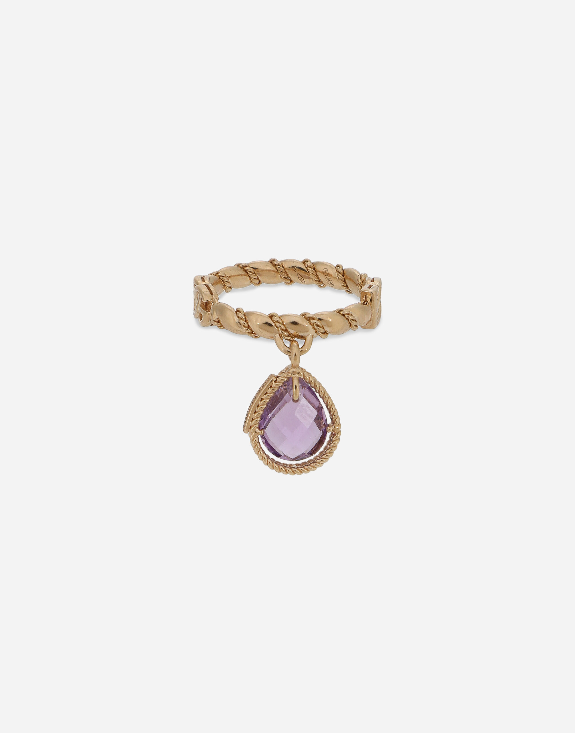 Dolce & Gabbana 紫水晶 18K 黄金婚戒 金 WRQA1GWQC01