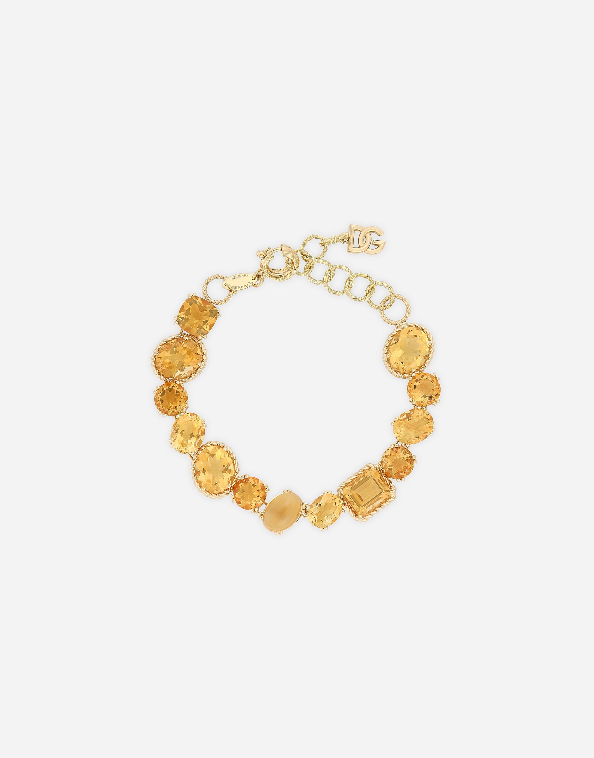 ${brand} Anna bracelet in yellow gold 18kt with citrines ${colorDescription} ${masterID}