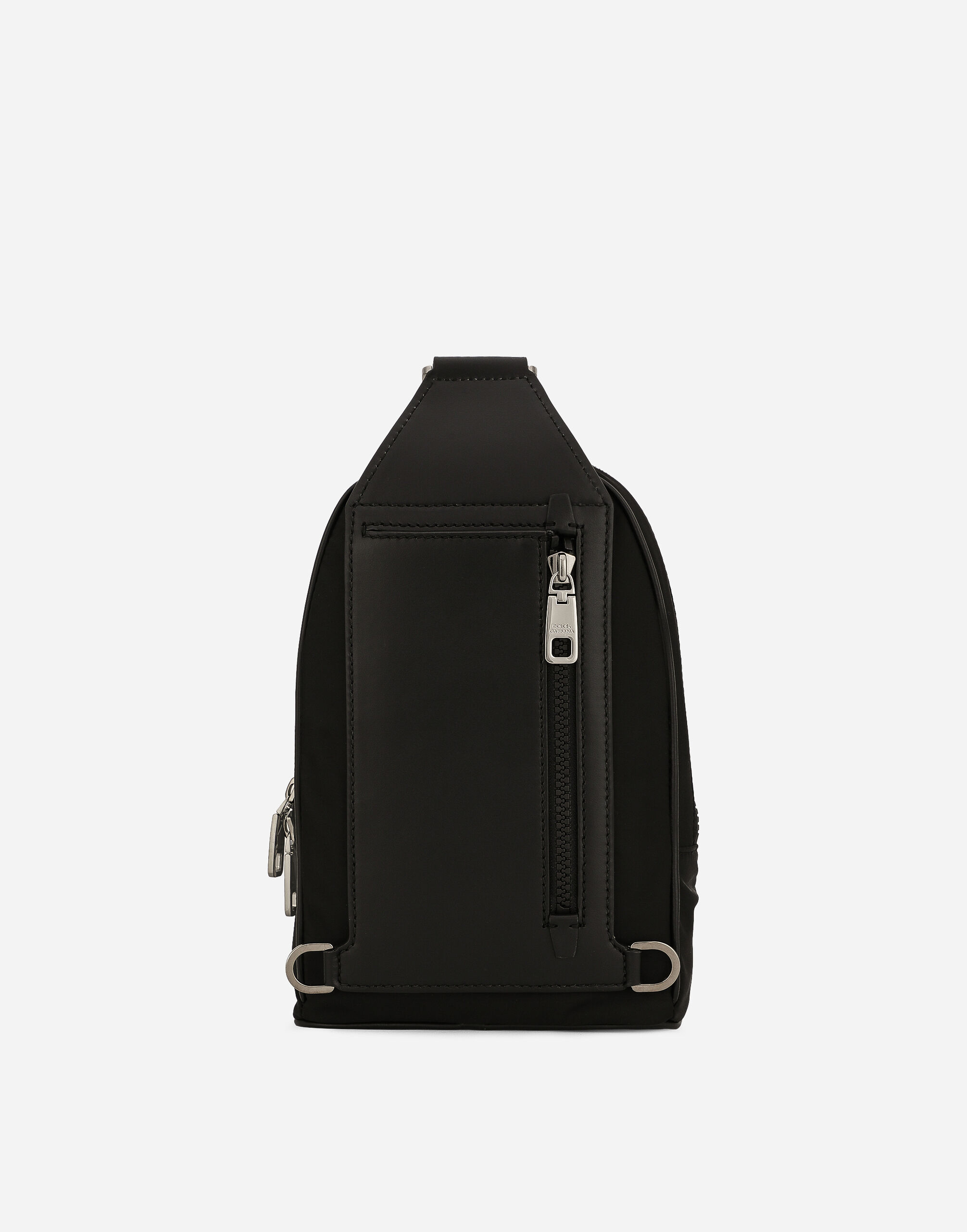 Nylon crossbody backpack