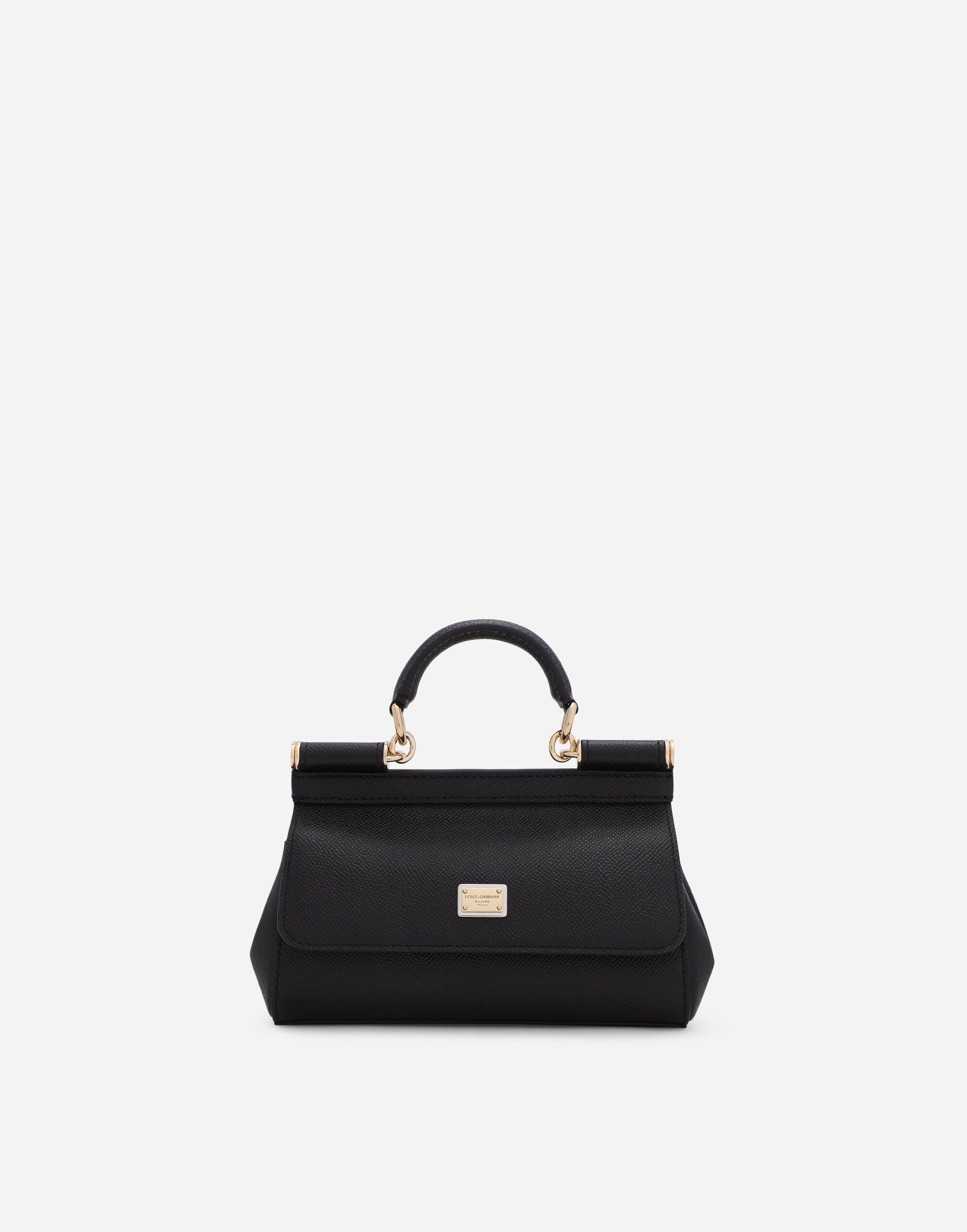 Dolce & Gabbana حقيبة يد Sicily صغيرة أسود BB6711AV893