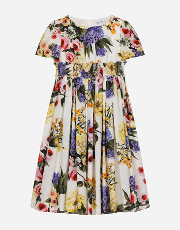 Dolce & Gabbana Garden-print poplin dress Print BM2274AO667