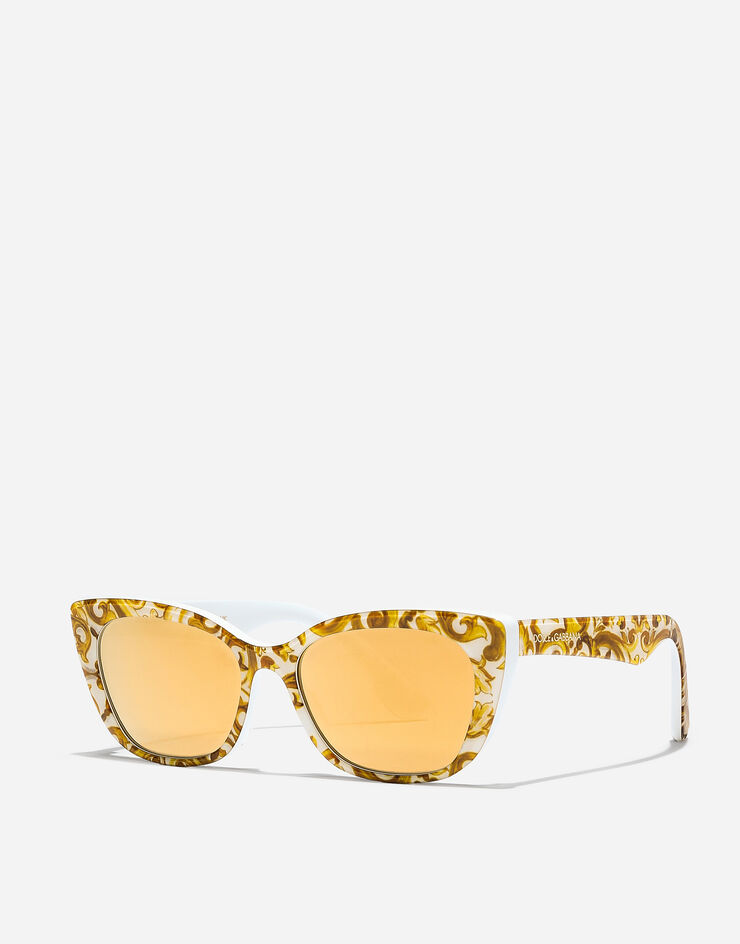 Dolce & Gabbana Gafas de sol Maiolica Gialla Estampado maiolica amarillo VG442CVP47P